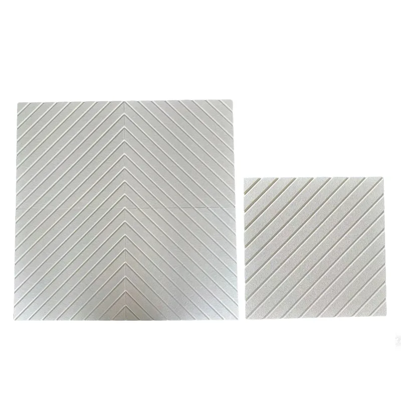 Painéal Fuaimiúil Feilt PET Beige V-chainéil